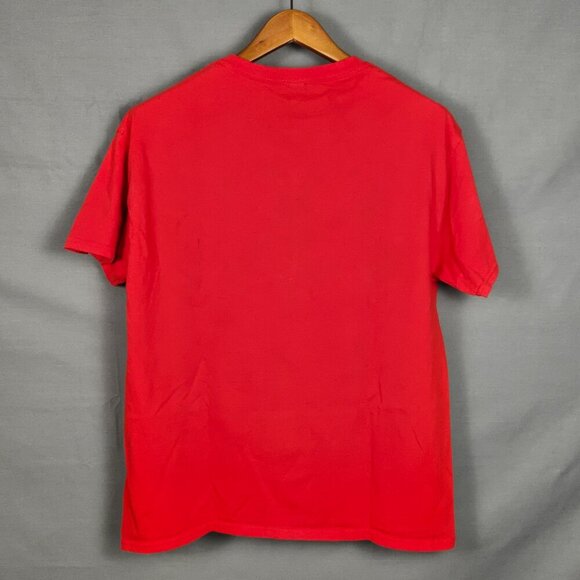Gildan Red L T-Shirt Original Spicy Hot Sauce Tee‎ Foodie Streetwear Humor - Picture 2 of 12